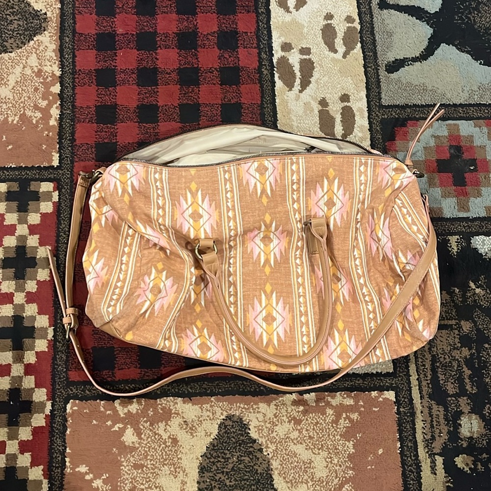 Sonoma southwestern Aztec inspired carpet bag
